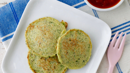 Green Veggie Pancakes - Healthy Side Dishes