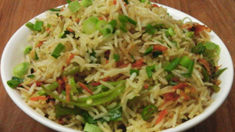 Quick Fried Rice - Indo Chinese Cuisine - Gets ready in 2 mins