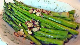 Betty's Sauteed Asparagus with Toasted Almond Slices -- Easter
