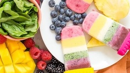 Rainbow Yogurt Popsicles - Healthy Snacks For Kids