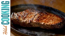 How To Cook Steak - Pan-Seared Steak With Wine Reduction Sauce