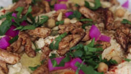 Chicken Shawarma Hummus - Crowd Pleasing Dip