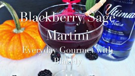 Cocktail Recipe: Blackberry Sage Martini 