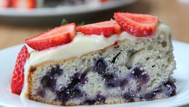 Red White And Blueberry Cake