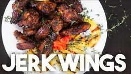 SUPER BOWL perfect JERK Wings - DOUBLE baked