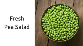 Pea Salad made With Fresh Or Frozen Peas