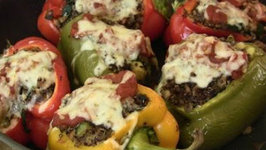 Turkey Veggie and Quinoa Stuffed Peppers - The Lighter Side