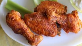 Baked Chicken Wings- Healthy Hot Wings!