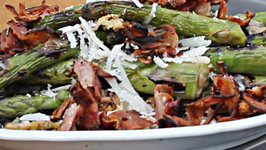 Asparagus with Bacon and Parmesan - English Grill and BBQ Recipe