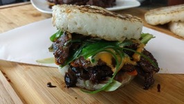 Bulgogi Steak Sandwich With Coconut Rice Buns- Korean BBQ: 불고기