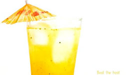 Achari Funda Mocktail -  Indian Pickle and Mango Drink Recipe - Summer Drinks