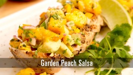 90 Second Garden Peach Salsa