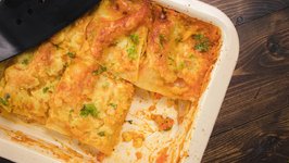 Veg Lasagna Recipe - How To Make Healthy Vegetarian Lasagne / Indian Style Pasta
