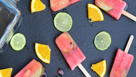 Dessert - Boozy Watermelon Margarita Popsicles