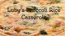 How To Make Luby's Brocolli Rice Casserole