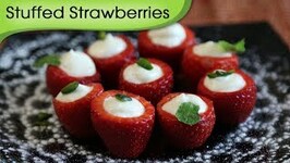 Stuffed Strawberries-Tangy-Sweet Dessert Recipe By Annuradha Toshniwal