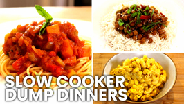 Best Slow Cooker 'Dump Dinners' / No Meat or Dairy / 3 Budget Recipes