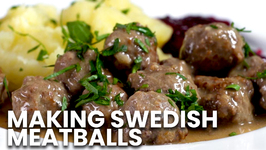 Making Swedish Meatballs