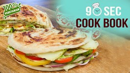 How To Make Paratha Sandwich - 90 Seconds Cook Book - Quick Sandwich Recipe - Paratha - Easy Snacks