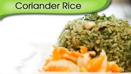 Coriander Rice-Quick Five Minutes Lunch Recipe By Annuradha Toshniwal