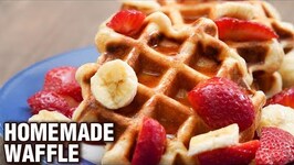Homemade Waffle Recipe - How To Make Waffles From Scratch - Breakfast Recipe Tarika