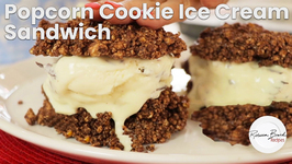 How To Make Popcorn Cookie Ice Cream Sandwich