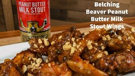 Belching Beaver Peanut Butter Milk Stout Chicken Wings