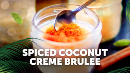 Spiced Coconut Creme Brulee - Dairy Free Holiday Dessert