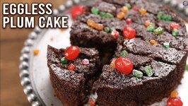 How To Make Plum Cake - Eggless Christmas Cake Recipe - No Oven Cake - Quick And Easy Cake - Ruchi