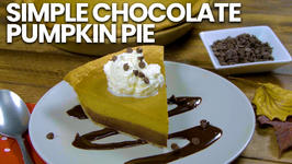 Simple Chocolate Pumpkin Pie