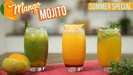 3 Varieties of Mango Mojito Recipe - How to Make the Perfect Mojito - Cocktail Summer Cooler Varun