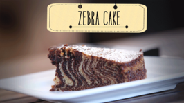 Zebra Cake  Eggless Dessert Cake Recipe  Beat Batter Bake With Priyanka