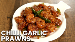 Chilli Garlic Prawns Recipe / Delicious Chilli Garlic Prawns / Seafood Starter Recipe By Tarika