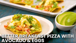 Better Breakfast Pizza With Avocado And Eggs