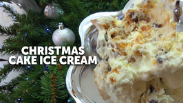 Christmas Cake Ice Cream - Christmas Recipe