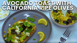Avocado Toast with California Ripe Olives