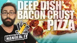 Deep Dish Bacon Crust Pizza