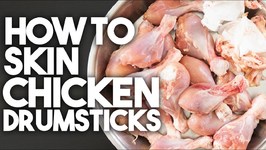 How To Remove Skin Off Chicken Drumsticks - Kravings