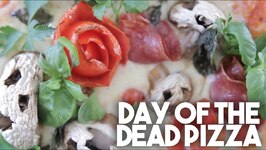 Day of the Dead Pizza - Dia De Los Muertos