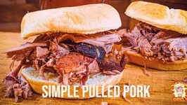 Simple Basic Pulled Pork on the Slow and Sear Kamado Grill