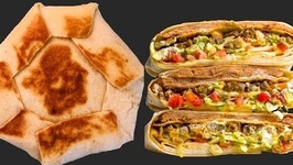Homemade Taco Crunch Wrap Supreme - Vegetarian