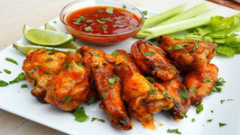 Appetizer Recipe - Spicy Honey Lime Baked Chicken Wings