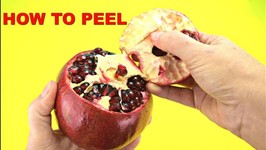 How To Peel And Remove Seeds Easily From A Pomegranate Hack