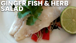 Ginger Fish And Herb Salad