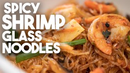 Spicy Shrimp Glass Noodles - Kravings