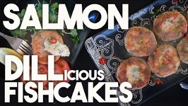 SALMON DILLicious FISHCAKES with MUSTARD sauce