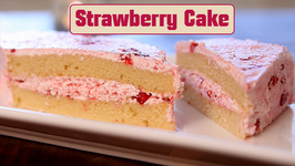 Strawberry Cake  Cake From Scratch  Beat Batter Bake With Priyanka