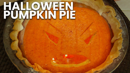 Halloween Pumpkin Pie - Leftover Pumpkin