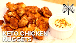 Keto Chicken Nuggets / Crunchy Low Carb Fast Food