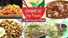 5 Easy Veg Chinese Recipes in Marathi - Full Course Meal